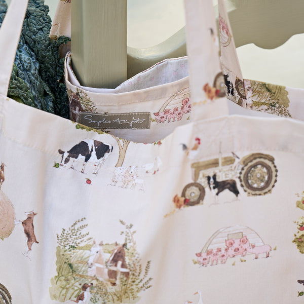 Sophie Allport Farm Friends Folding Shopping Bag