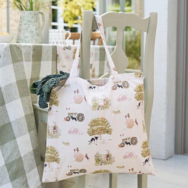 sophie allport Farm Friends Folding Shopping Bag