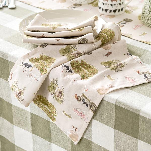 sophie allport Farm Friends Napkins (Set of 4)