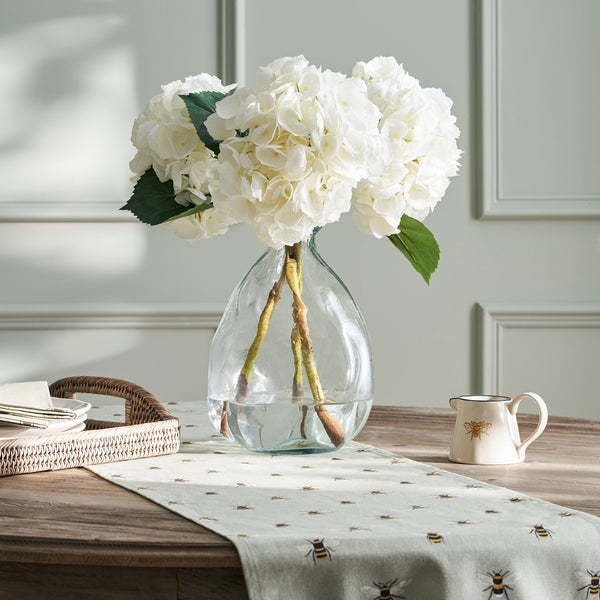 sophie allport Faux Mophead Hydrangea - White