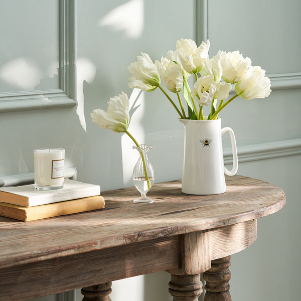 Sophie Allport Faux Parrot Tulip - White