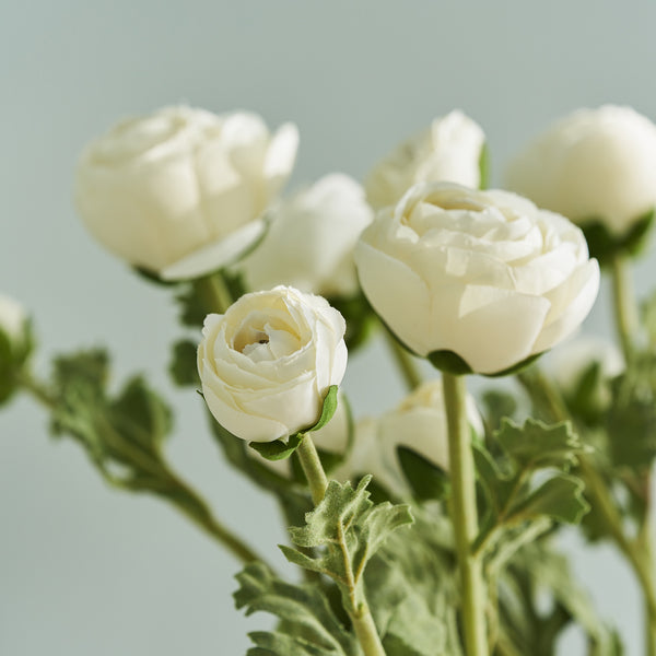 Sophie Allport Faux Ranunculus Spray - White