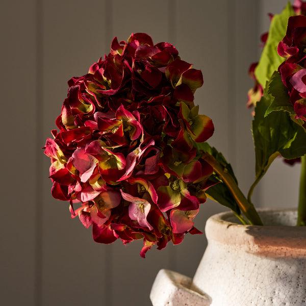 Sophie Allport Faux Red Hydrangea