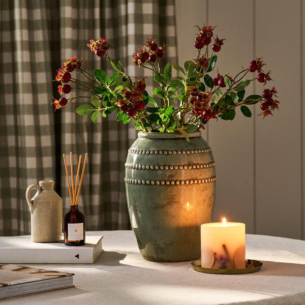 sophie allport Faux Red Rose Hip Branch