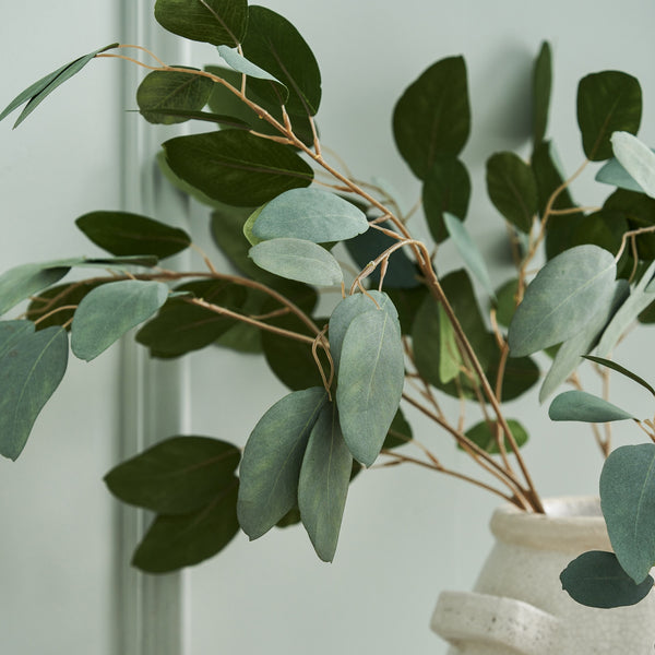 Sophie Allport Faux Tall Eucalyptus Spray - Green