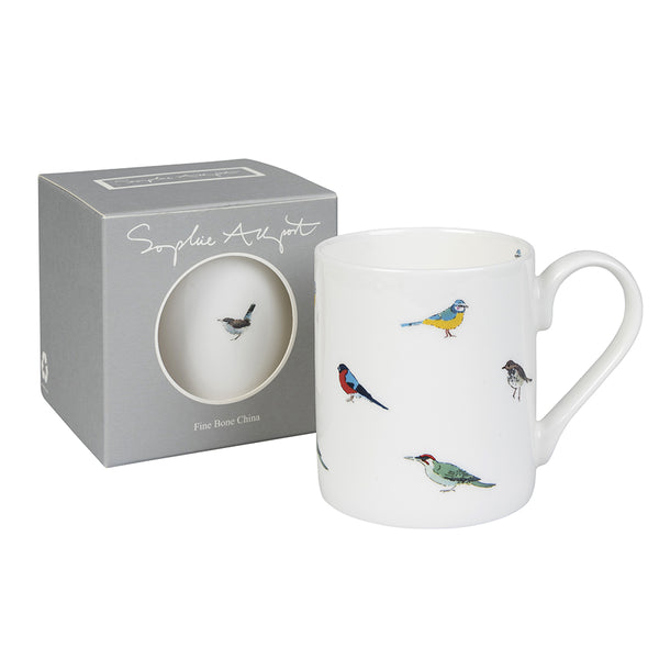 Sophie Allport Garden Birds White Mug