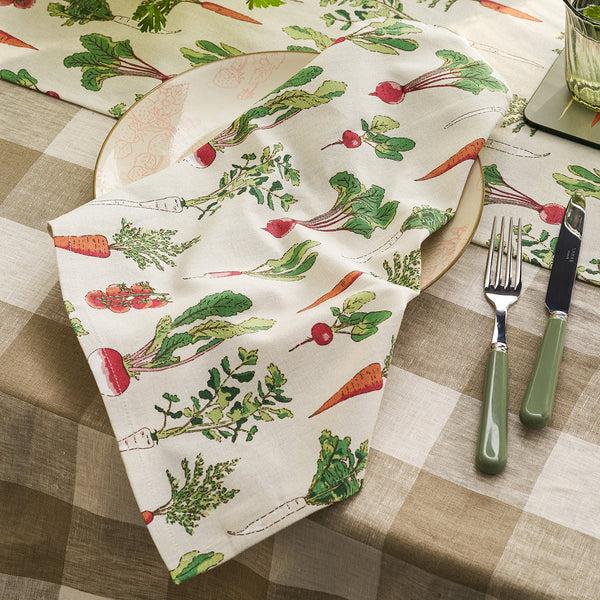 sophie allport Garden Vegetables Napkins (Set of 4)