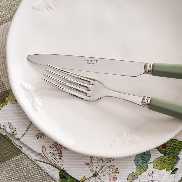 Sophie Allport Green Handle Cutlery Set (4 Piece)