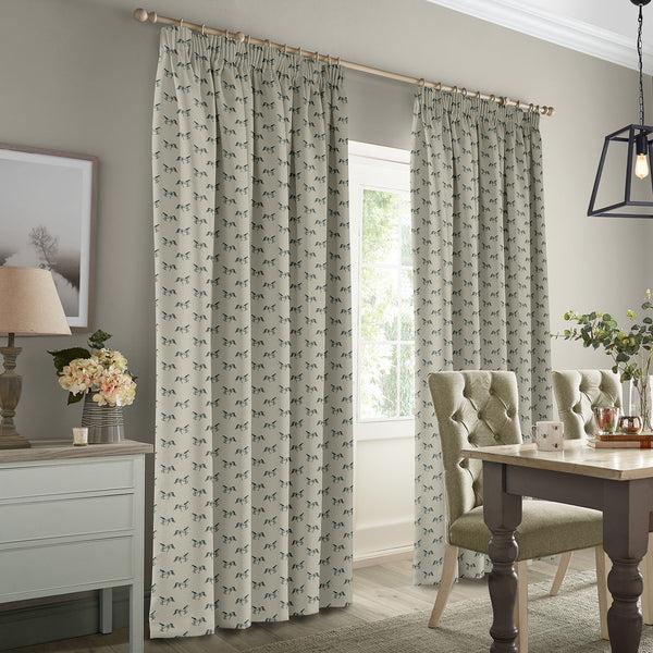 Sophie Allport Grey Horse Made To Measure Curtains