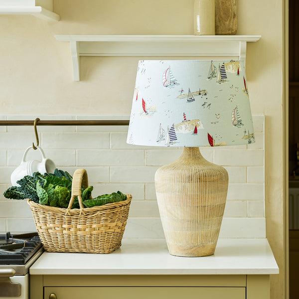 sophie allport Hambleton Carved Table Lamp Base