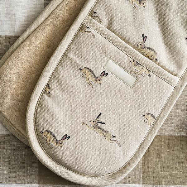 Sophie Allport Hare Double Oven Glove