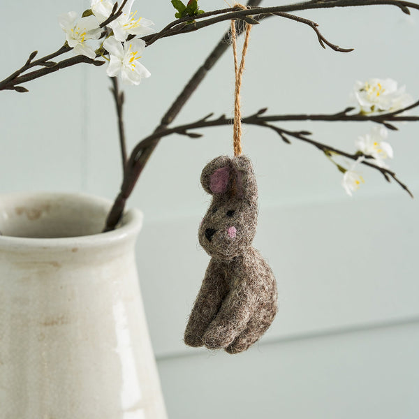 sophie allport Hare Felt Bauble