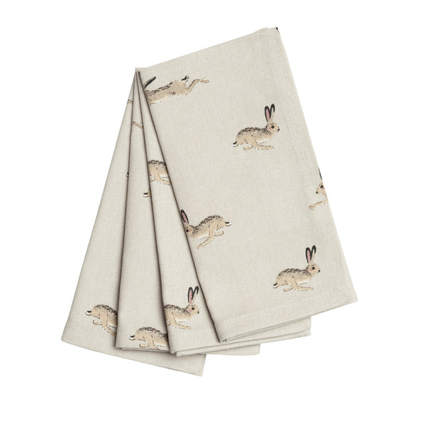 sophie allport Hare Napkins (Set of 4)