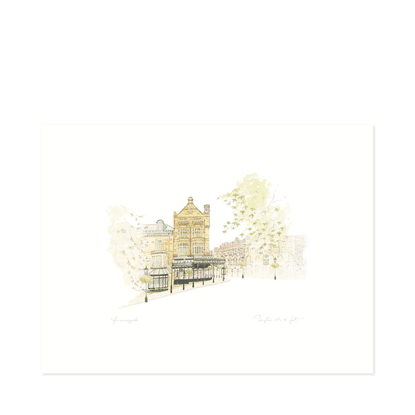 sophie allport Harrogate Tea Room Print