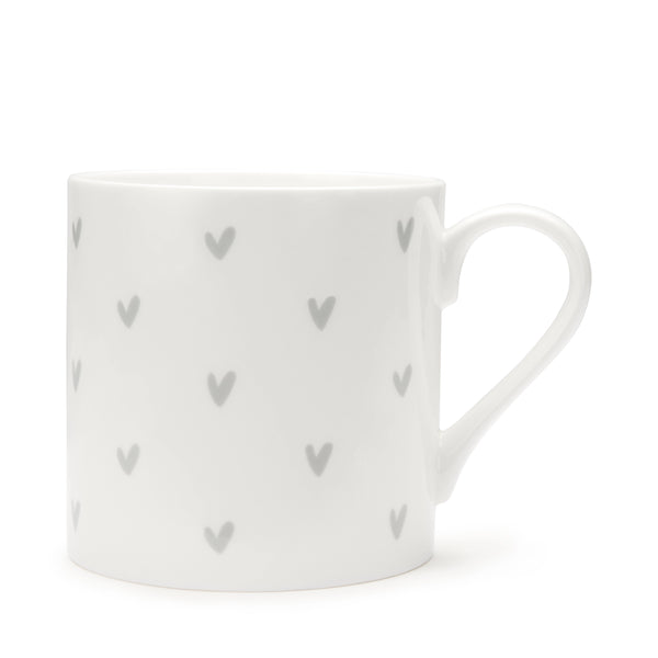 Sophie Allport Hearts Grey Mug