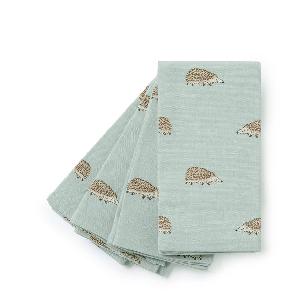 Sophie Allport Hedgehogs Napkins (Set Of 4)
