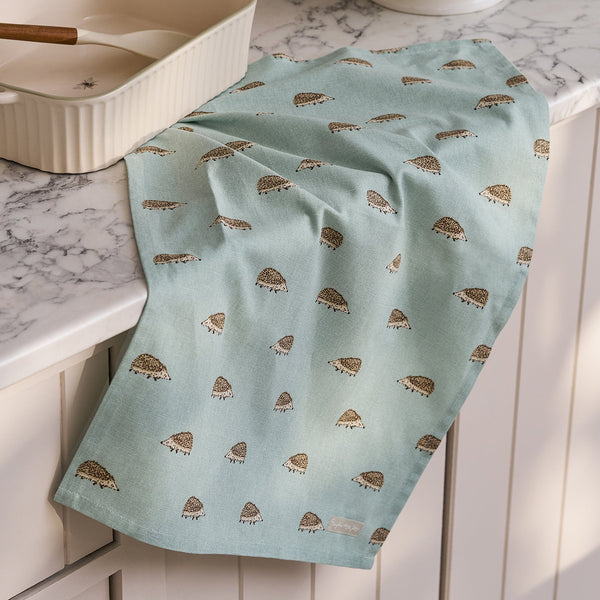 sophie allport Hedgehogs Tea Towel