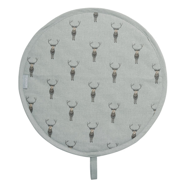 sophie allport Highland Stag Circular Hob Cover