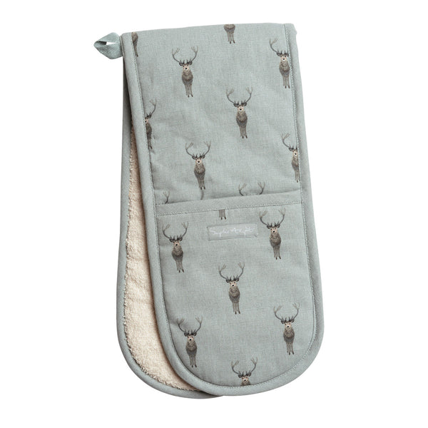 sophie allport Highland Stag Double Oven Glove