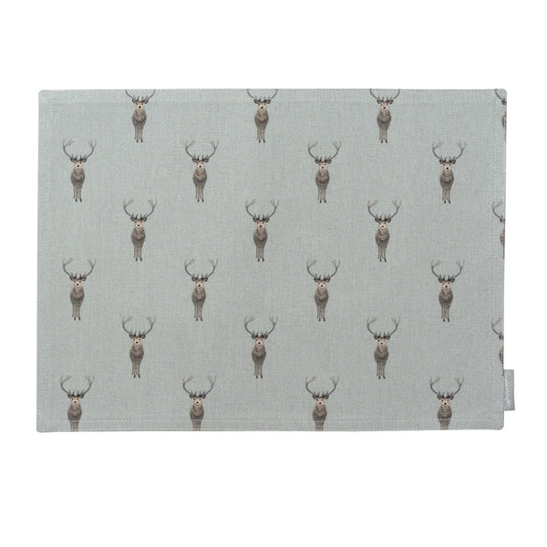sophie allport Highland Stag Fabric Placemat