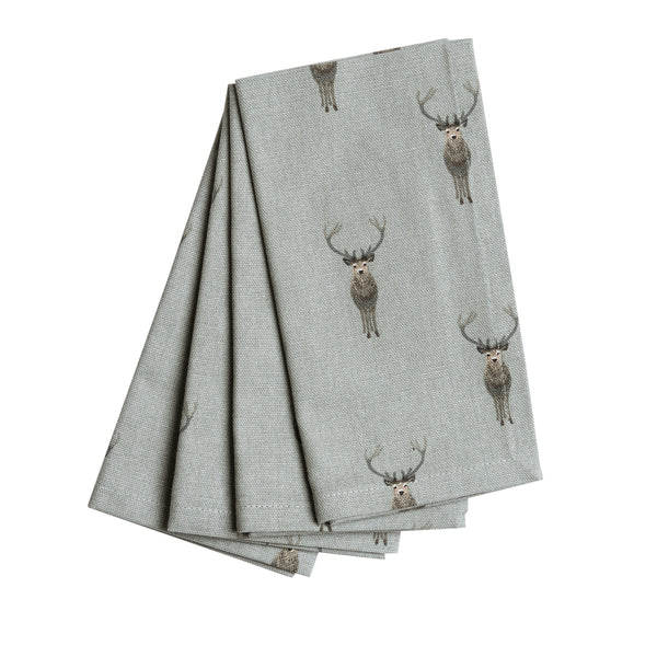 Sophie Allport Highland Stag Napkins (Set Of 4)