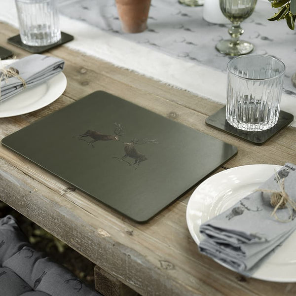 Sophie Allport Highland Stag Placemats (Set Of 4)