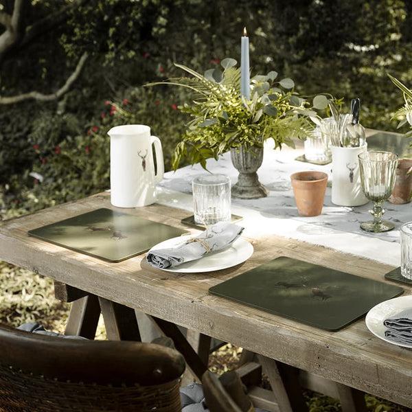 Sophie Allport Highland Stag Placemats (Set Of 4)