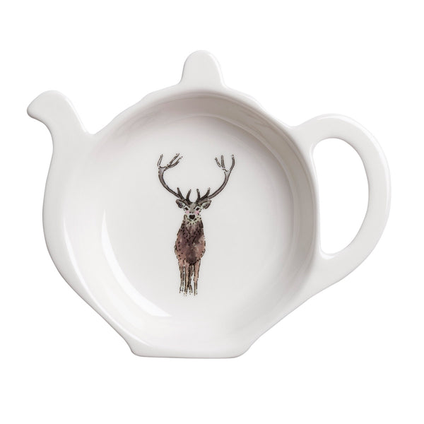 sophie allport Highland Stag Tea Bag Tidy