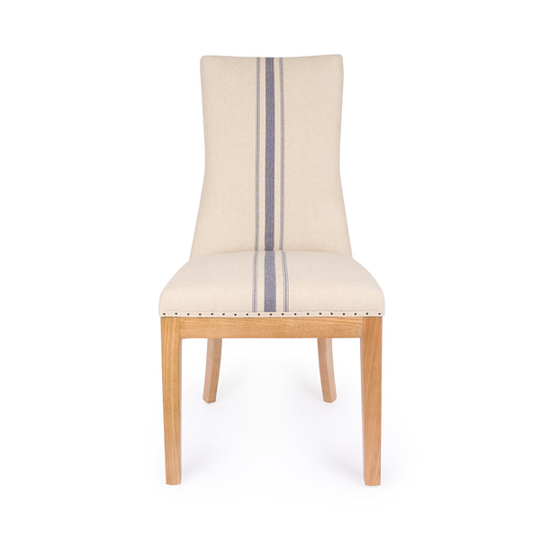 Sophie Allport Holkham Navy Stripe Dining Chair