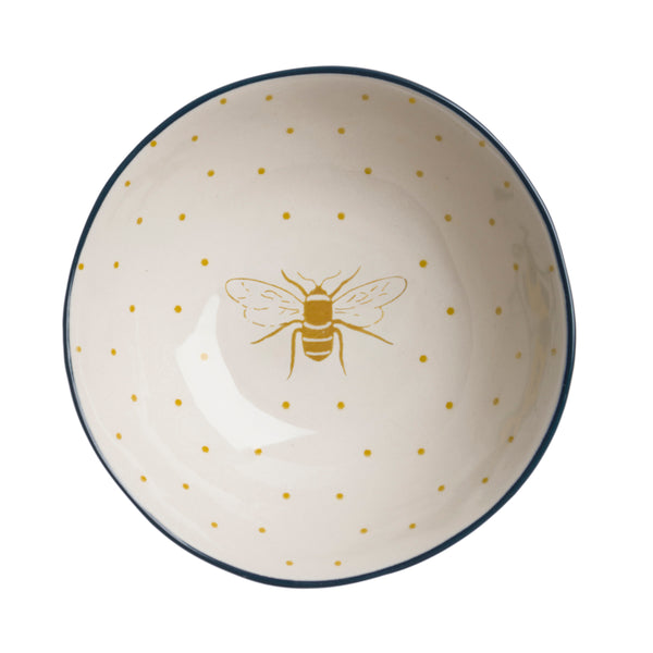 Sophie Allport Honey Bees Stoneware Nibbles Bowl
