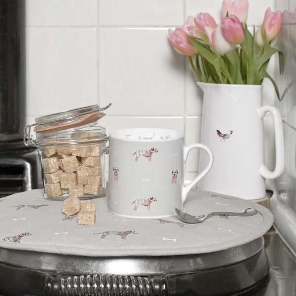 Sophie Allport I Said Sit Terrier Coloured Mug