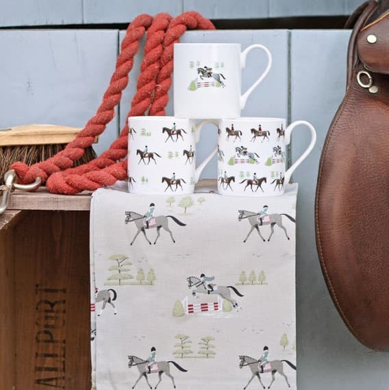 Sophie Allport Jumping Horse Solo Mug