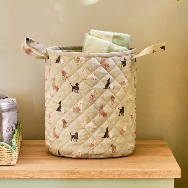 sophie allport Labradors & Retrievers Storage Basket