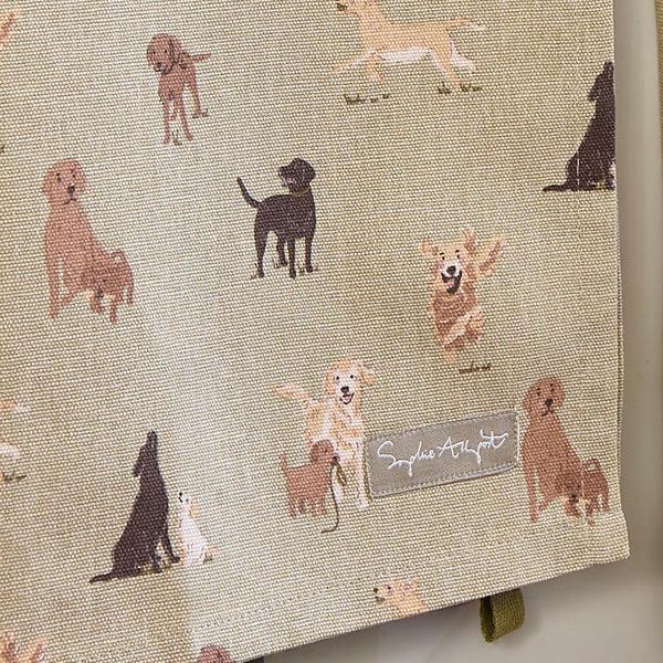 Sophie Allport Labradors & Retrievers Tea Towel