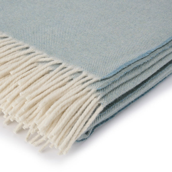 Sophie Allport Lambswool Throw - Blue