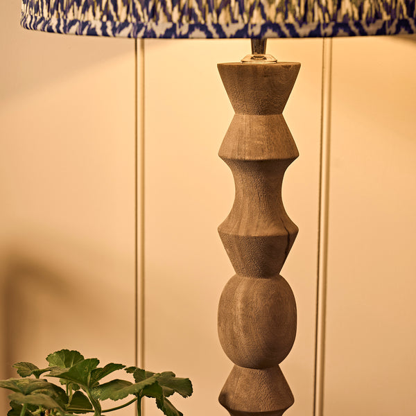 Sophie Allport Langham Turned Wood Lamp Base