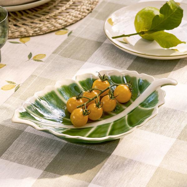 sophie allport Leaf Stoneware Serving Dish