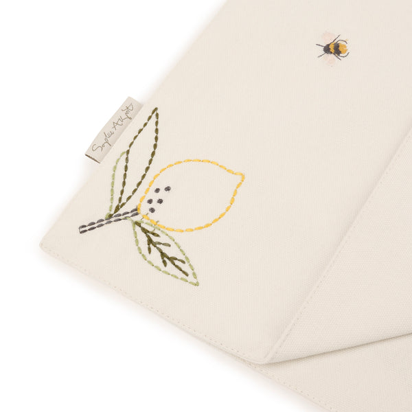 Sophie Allport Lemons Embroidered Table Runner