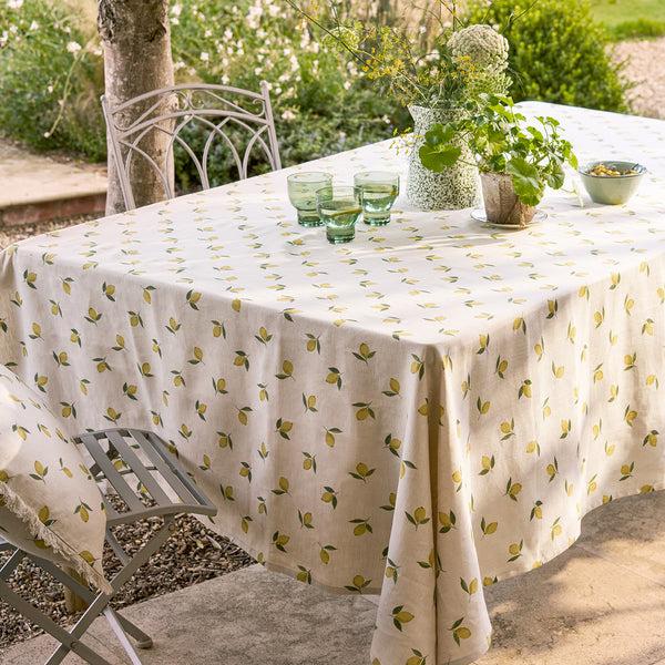sophie allport Lemons Linen Tablecloth
