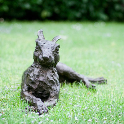 Sophie Allport Lying Down Hare Bronze Sculpture