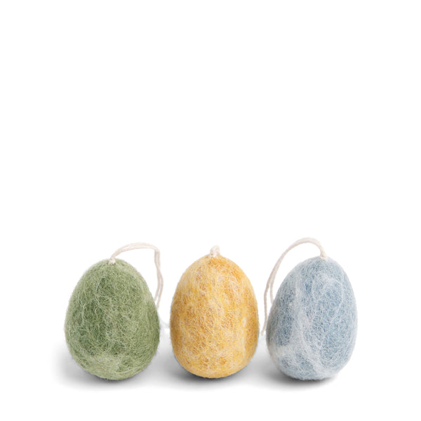 Sophie Allport Marbled Egg Baubles (Set Of 3)