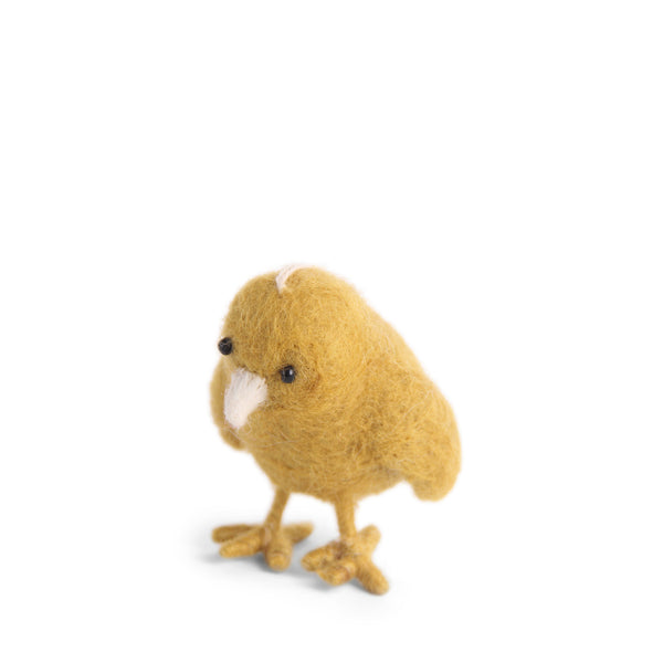 sophie allport Mini Felt Chicken Bauble - Ochre