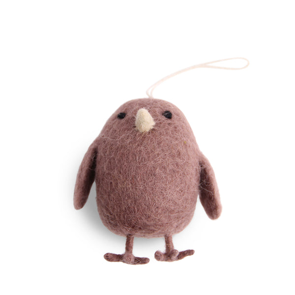 Sophie Allport Mini Felt Chicken Bauble - Purple