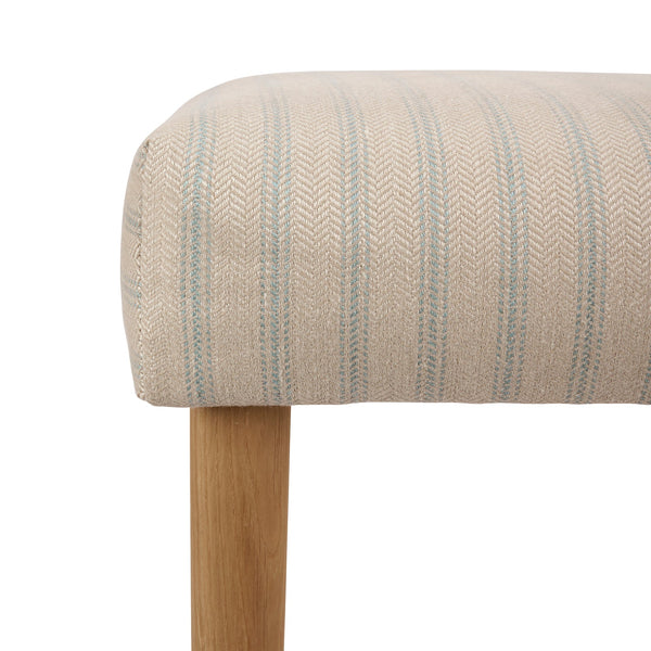 Sophie Allport Oakham Bar Stool - Burley Blue Stripe