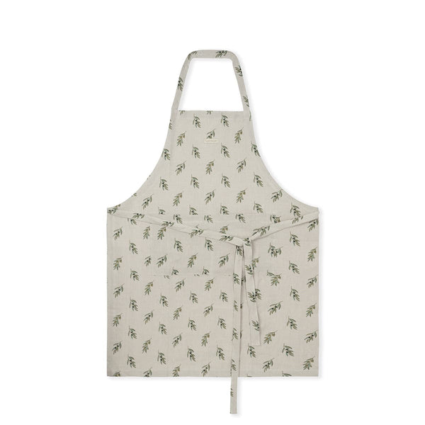 Sophie Allport Olive Linen Apron