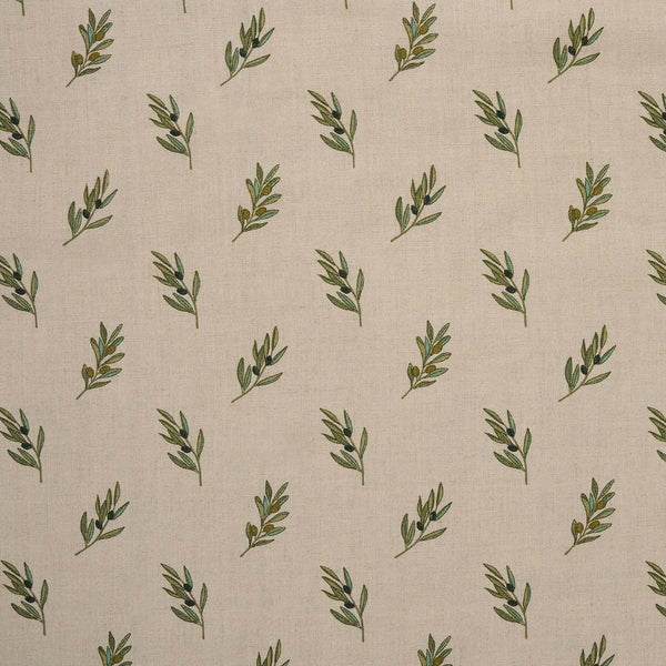 Sophie Allport Olive Linen Fabric By The Metre