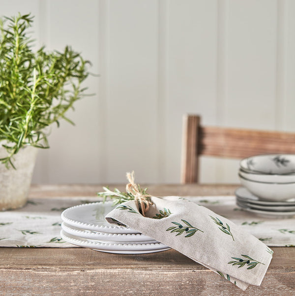 sophie allport Olive Linen Napkins (Set of 4)