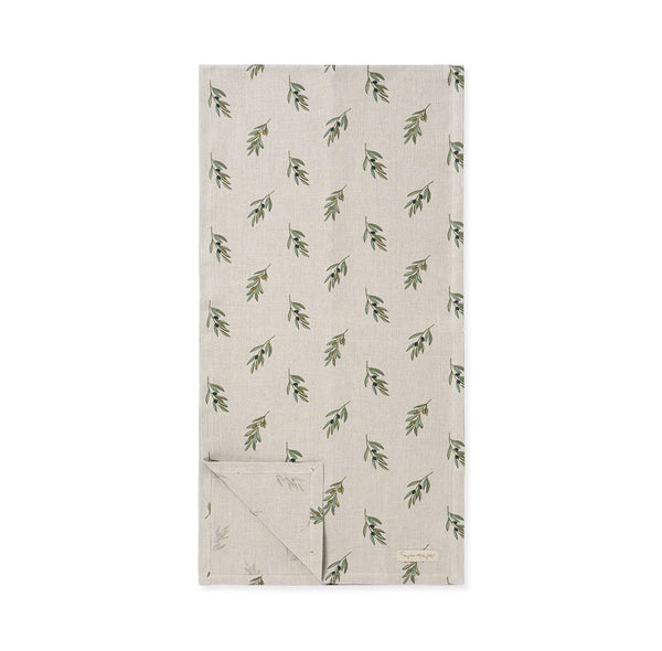 Sophie Allport Olive Linen Table Runner