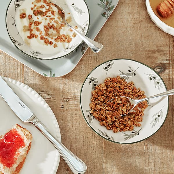 Sophie Allport Olive Stoneware Nibbles Bowl