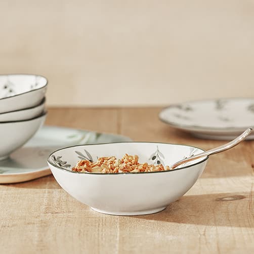 sophie allport Olive Stoneware Nibbles Bowl